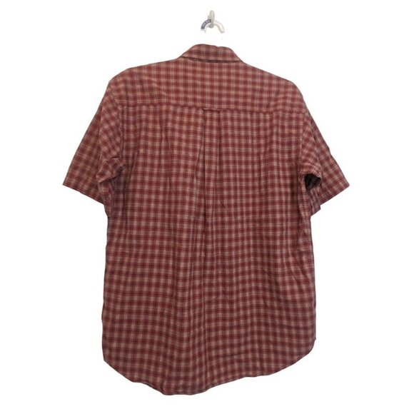 Cabela's Button Up Shirt Mens Medium Short Sleeve Multi-Plaid Casual 100% Cotton - Picture 3 of 4